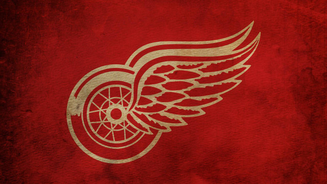 Red gold detroit wings clock free wallpaper - medium preview image