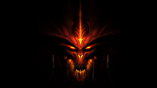 Demonic face glowing eyes dark free wallpaper - medium preview image