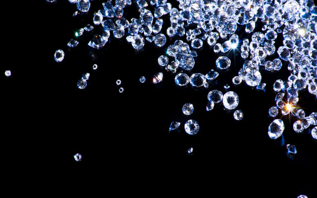 Bubbles floating black background light free wallpaper - medium preview image