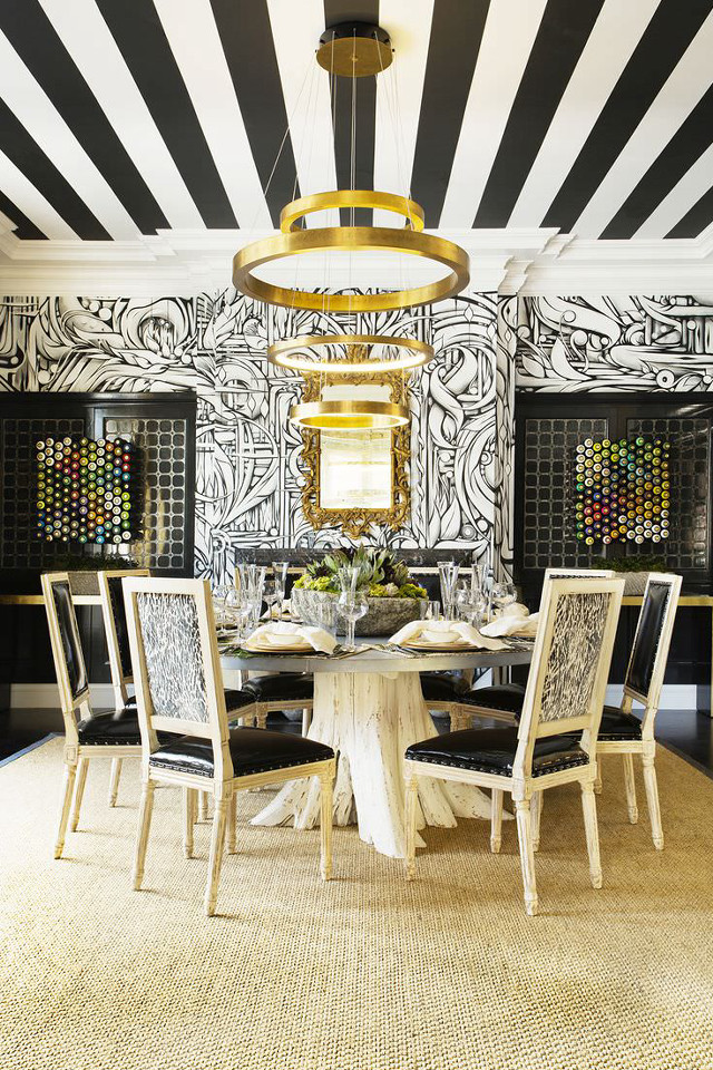 Dining room chandelier round table free wallpaper - medium preview image