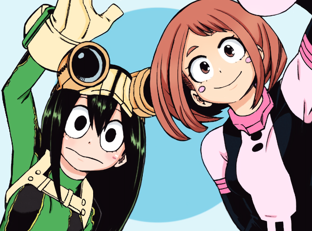 Cartoon characters posing for picture free wallpaper - medium preview image