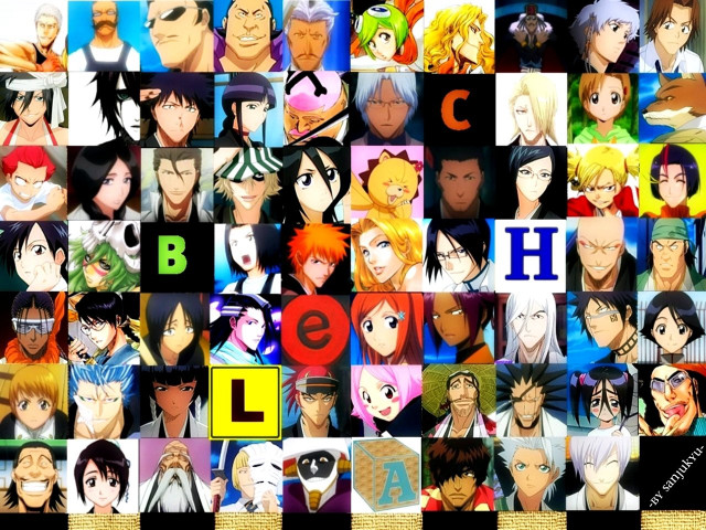 Anime collage characters blj free wallpaper - medium preview image