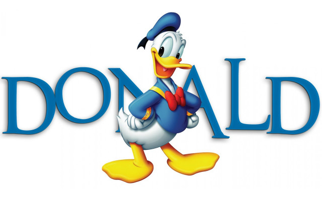 Cartoon donald duck bow tie free wallpaper - medium preview image