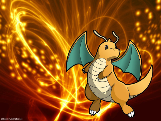 Cartoon dragon character with wings free wallpaper - medium preview image