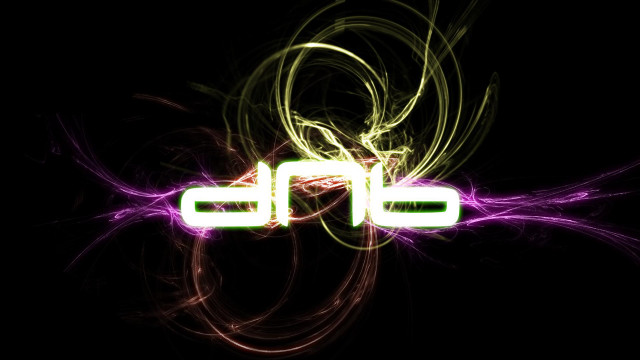 Neon text black background light free wallpaper - medium preview image
