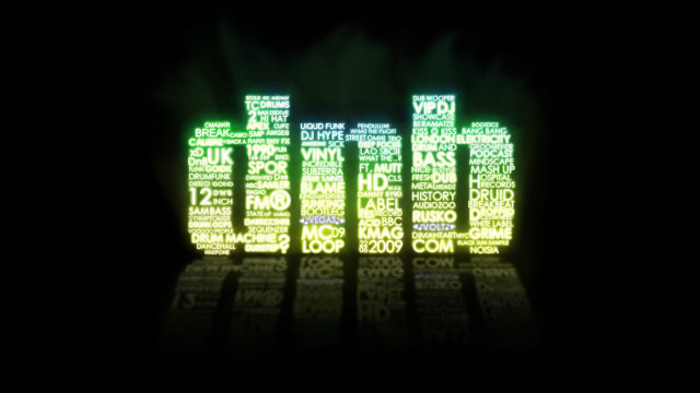 Green yellow sign dark reflection free wallpaper - medium preview image