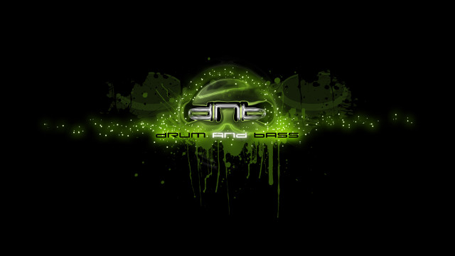 Green black background logo free wallpaper - medium preview image