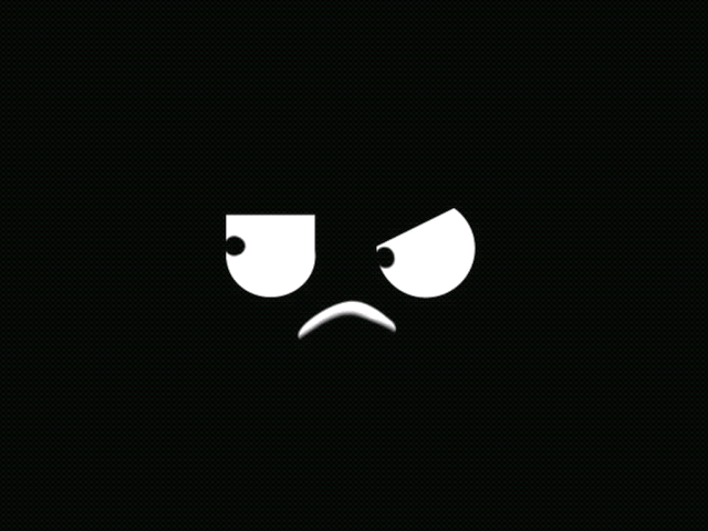 Sad face dark frown eyes free wallpaper - medium preview image