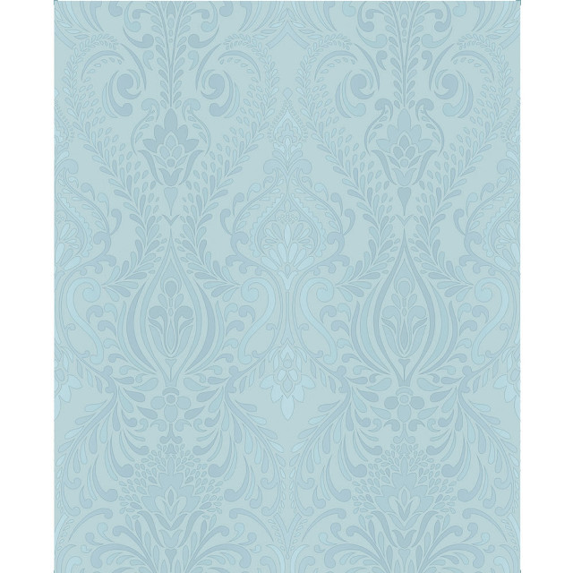 Blue wallpaper floral design white free wallpaper - medium preview image