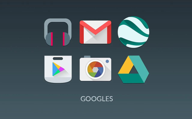 Icons dark background googles camera free wallpaper - medium preview image
