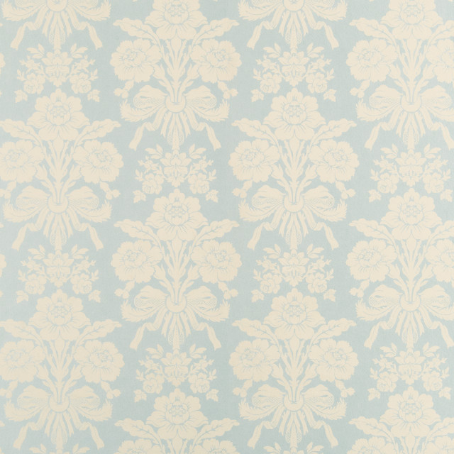 Blue white wallpaper flower pattern #2 free wallpaper - medium preview image