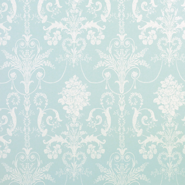 Flower vine pattern light blue free wallpaper - medium preview image