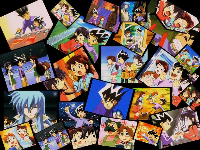 Anime circle black background collection free wallpaper - medium preview image