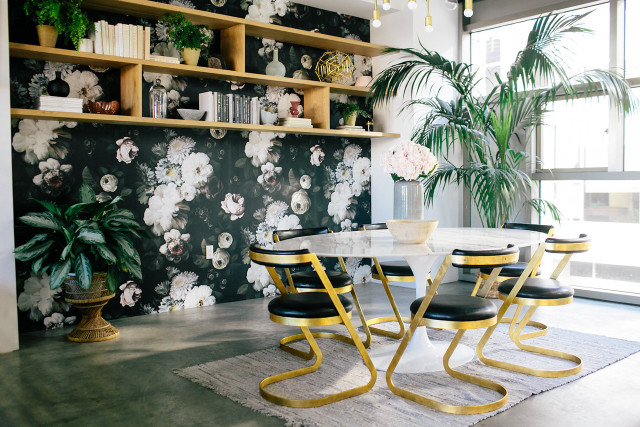 Dining room table chairs wallpaper #4 free wallpaper - medium preview image