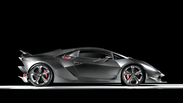 Car red rim dark room free wallpaper - medium preview image