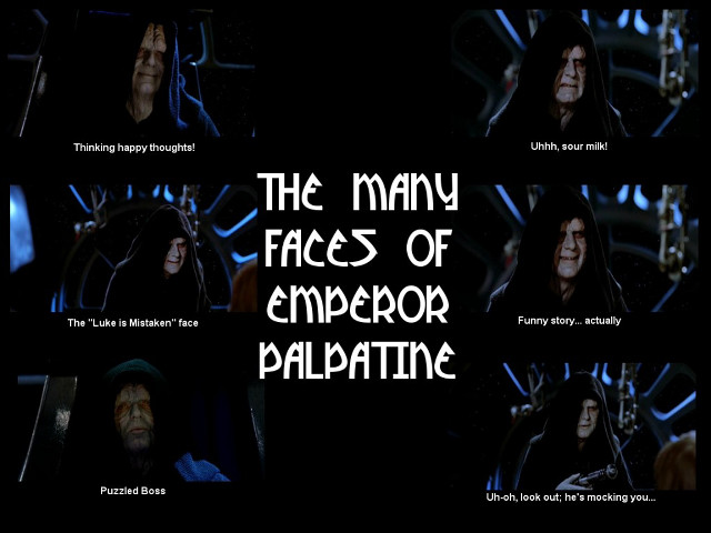 Emperor palpatine faces series caption free wallpaper - medium preview image