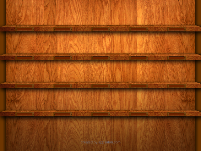 Wooden shelf three shelves light #3 free wallpaper - medium preview image