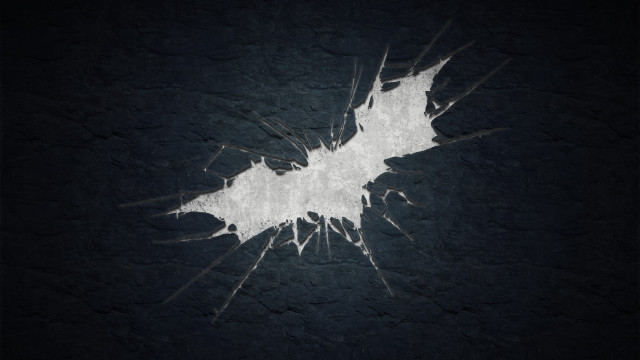 Batman symbol bat outline dark free wallpaper - medium preview image