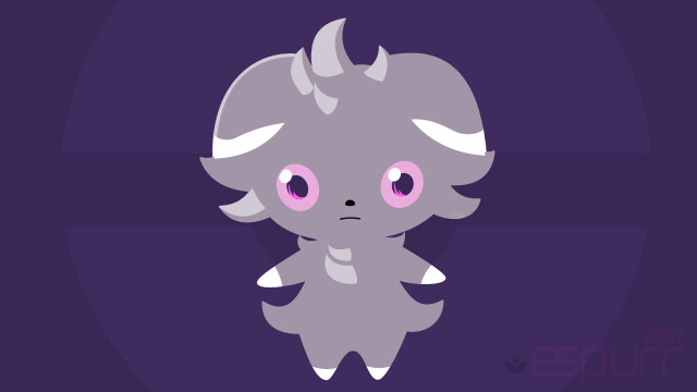 Cartoon character horns big eyes free wallpaper - medium preview image