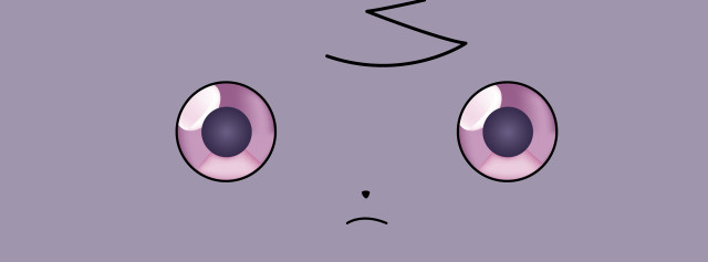 Cartoon character big eyes frown #2 free wallpaper - medium preview image