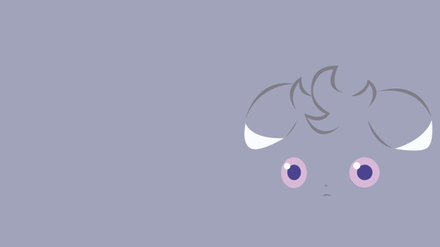 Cartoon bigeyes shortcut graybackground pinkeyeball free wallpaper - medium preview image