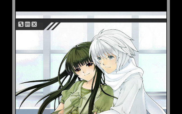 Anime couple hugging room windows free wallpaper - medium preview image
