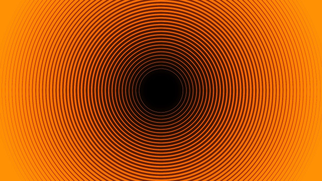 Orange black background circular pattern #2 free wallpaper - medium preview image