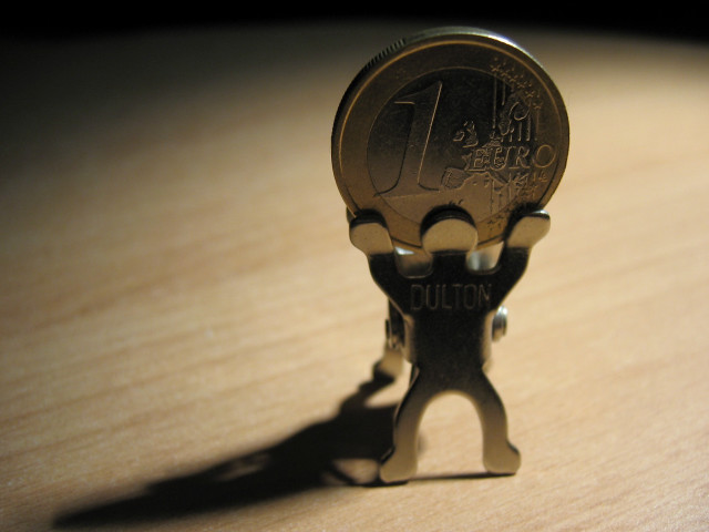 Tiny metal object coin shadow free wallpaper - medium preview image