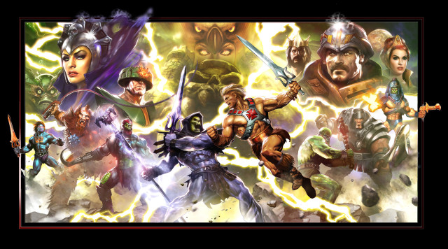 Video game characters lightning background free wallpaper - medium preview image