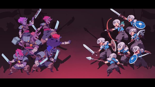 Cartoon group people swords armor #2 free wallpaper - medium preview image