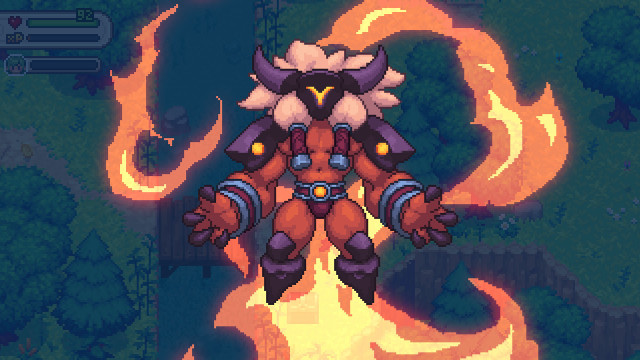 Cartoon character video game flames free wallpaper - medium preview image