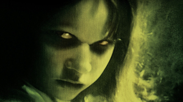 Creepy woman red eyes tie free wallpaper - medium preview image