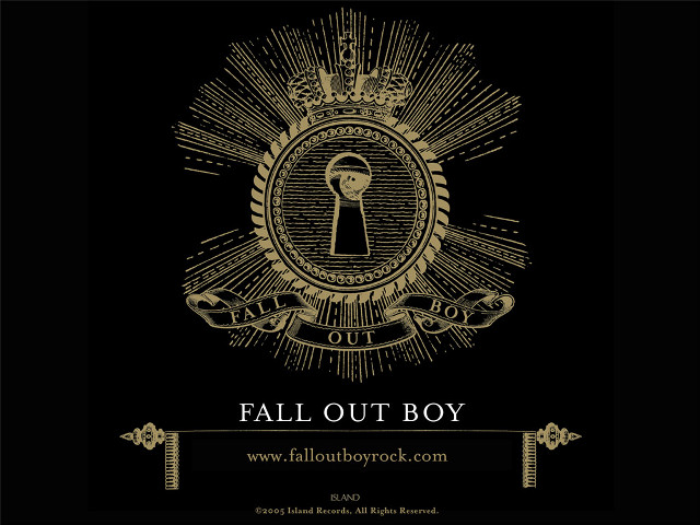Black gold cover key emblem free wallpaper - medium preview image