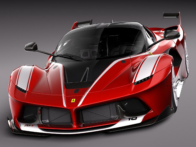 Red sports car white stripe #6 free wallpaper - medium preview image