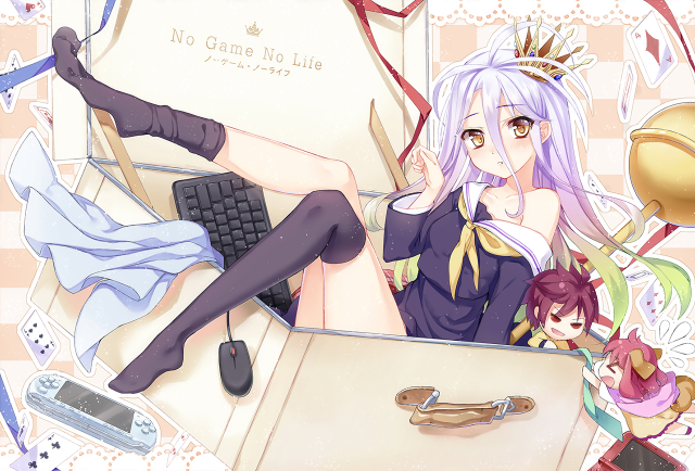 Woman sitting computer keyboard mouse free wallpaper - medium preview image