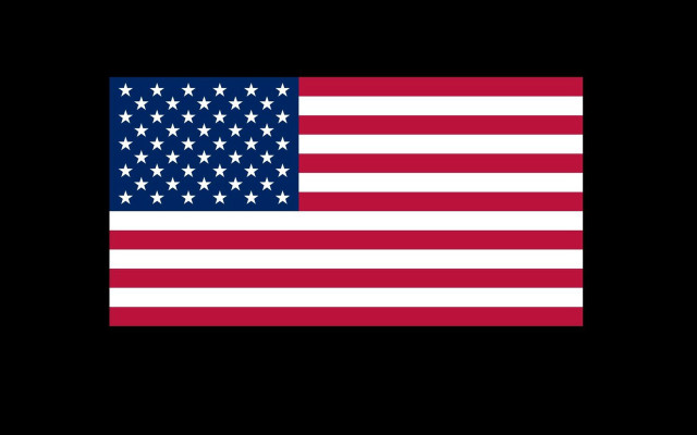 Flag stars black background white free wallpaper - medium preview image