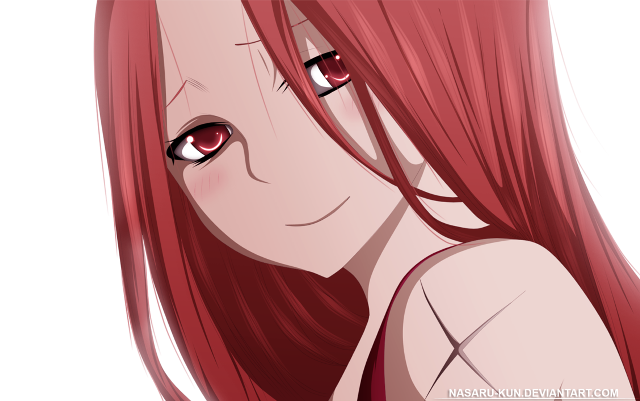 Red haired girl sad seductive free wallpaper - medium preview image