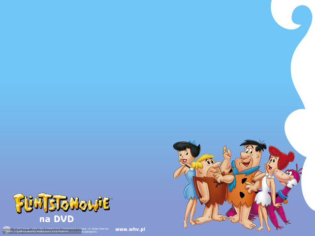 Cartoon character group blue background free wallpaper for desktop - medium preview image