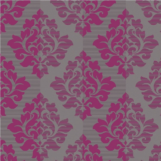 Pink grey wallpaper large flower free wallpaper - medium preview image