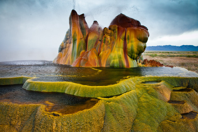 Large rock formation water middle free wallpaper - medium preview image