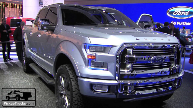 Silver truck showroom people blue free wallpaper - medium preview image