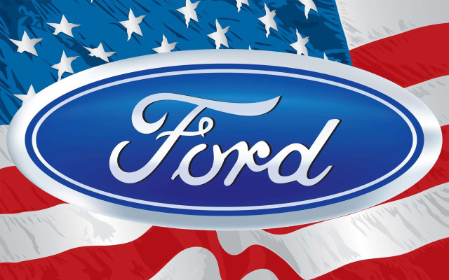 Ford emblem flag american background free wallpaper - medium preview image