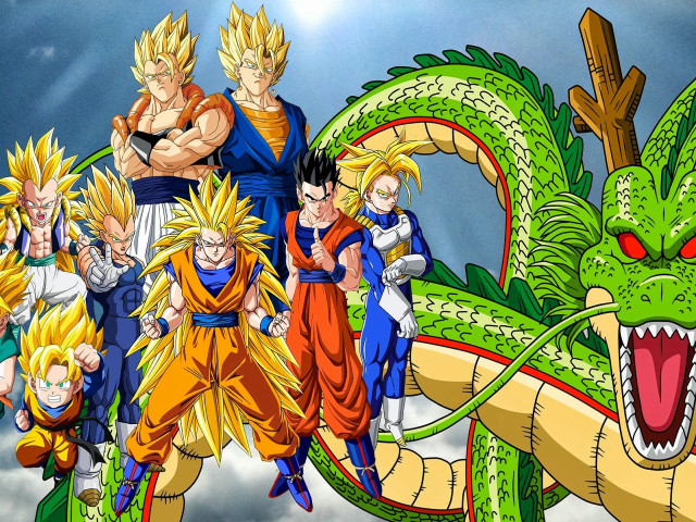 Dragon ball characters dragon statue #2 free wallpaper - medium preview image