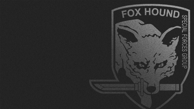 Fox hound logo black background free wallpaper - medium preview image