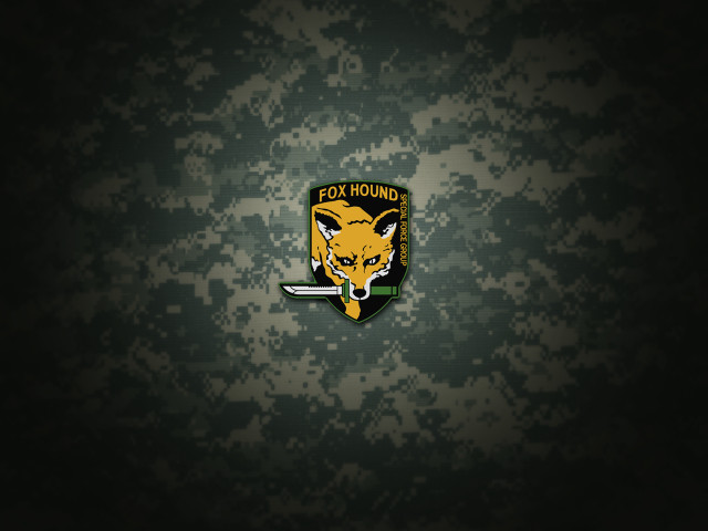 Fox head sword camouflage background free wallpaper - medium preview image