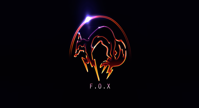 Dark background neon logo glowing free wallpaper - medium preview image