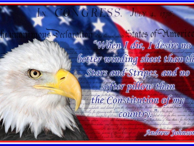 Bald eagle flag quote president free wallpaper - medium preview image