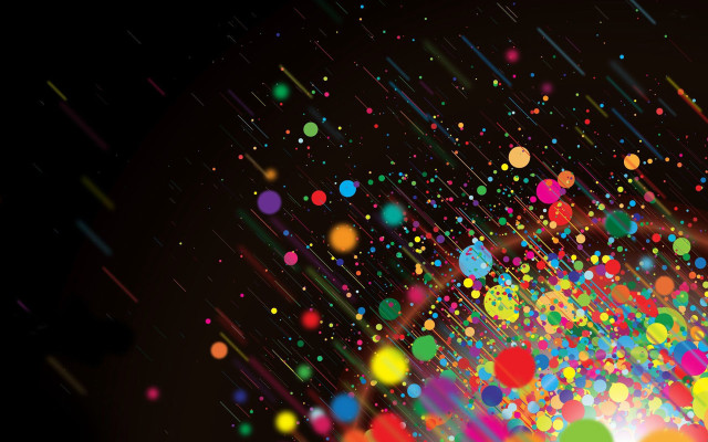 Colorful background small dots black free wallpaper - medium preview image