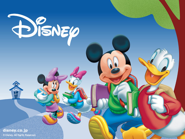 Cartoon characters tree house mickey free wallpaper - medium preview image