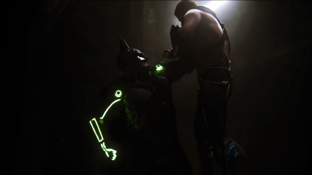 Man dark room neon light free wallpaper - medium preview image